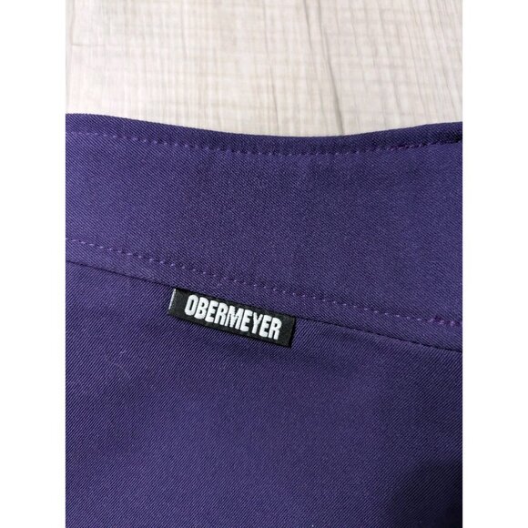 Obermeyer Vintage Ski Stirrup Pants W Loop Junior Cadets Sz 14 Purple Wool (50%) - Picture 8 of 11
